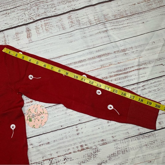 NEW Red Cherry Cardigan by Timeless London Size 6 - Picture 10 of 16